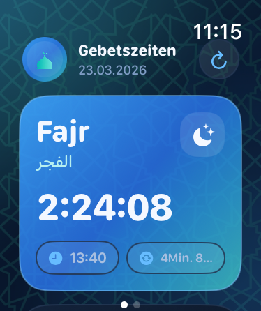 Main Watch Screen